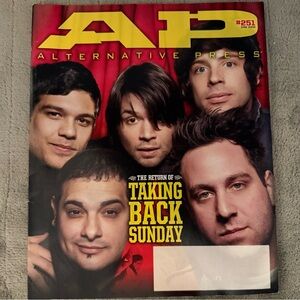 Alternative Press Magazine - Taking Back Sunday Cover